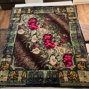 CHASE Wool Mohair Horsehair horse Buggy Carriage Lap Robe Sleigh Blanket 60 X 48